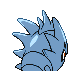 Pupitar back-facing sprite from Pokémon Diamond