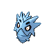 Pupitar front-facing sprite from Pokémon Diamond