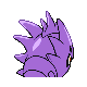 Pupitar shiny back-facing sprite from Pokémon Diamond