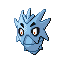 Pupitar front-facing sprite from Pokémon Emerald