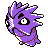 Pupitar shiny front-facing sprite from Pokémon Silver