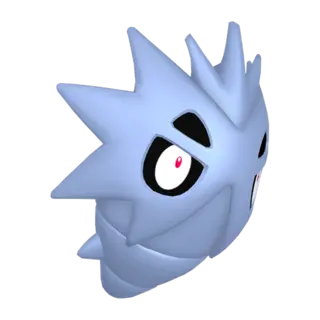 Pupitar front-facing sprite from Pokémon Shining Pearl