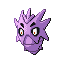 Pupitar shiny front-facing sprite from Pokémon Ruby