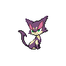 Purrloin front-facing sprite from Pokémon White
