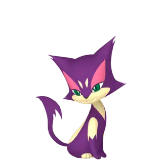 Purrloin front-facing sprite from Legends Za