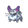Purugly front-facing sprite from Pokémon White 2