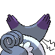 Purugly back-facing sprite from Pokémon SoulSilver
