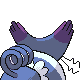 Purugly back-facing sprite from Pokémon Platinum