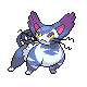 Purugly front-facing sprite from Pokémon Platinum