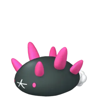 Pyukumuku front-facing sprite from Pokémon Sword