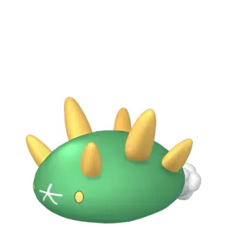 Pyukumuku shiny front-facing sprite from Pokémon Sword