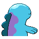 Quagsire back-facing sprite from Pokémon Diamond