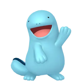 Quagsire front-facing sprite from Pokémon Shining Pearl