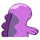 Quagsire shiny back-facing sprite from Pokémon Platinum