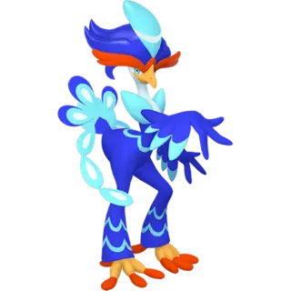 Quaquaval front-facing sprite from Pokémon Violet