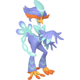 Quaquaval shiny front-facing sprite from Pokémon Violet