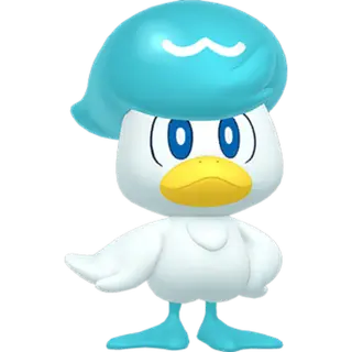 Quaxly front-facing sprite from Pokémon Violet