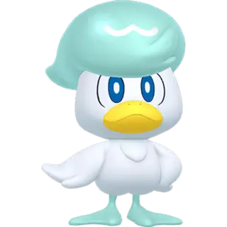 Quaxly shiny front-facing sprite from Pokémon Violet