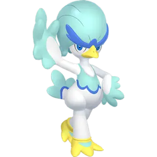 Quaxwell shiny front-facing sprite from Pokémon Violet