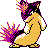 Quilava shiny front-facing sprite from Pokémon Crystal