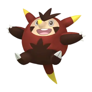 Quilladin shiny front-facing sprite from Legends Za