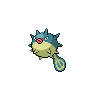 Qwilfish front-facing sprite from Pokémon Black