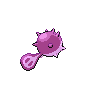 Qwilfish shiny back-facing sprite from Pokémon Black