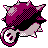 Qwilfish shiny back-facing sprite from Pokémon Crystal