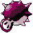 Qwilfish shiny back-facing sprite from Pokémon Gold