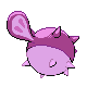 Qwilfish shiny back-facing sprite from Pokémon HeartGold