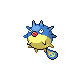Qwilfish front-facing sprite from Pokémon Platinum