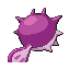 Qwilfish shiny back-facing sprite from Pokémon Sapphire