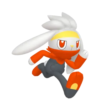Raboot front-facing sprite from Pokémon Scarlet/Violet: The Indigo Disk