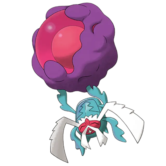 Rabsca, the Rolling Pokémon — Bug/Psychic-type Pokémon official artwork