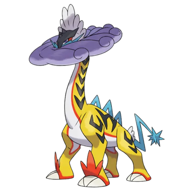 Raging Bolt, the Paradox Pokémon — Electric/Dragon-type Pokémon official artwork