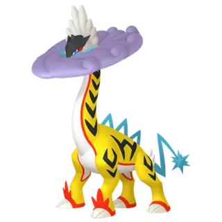 Raging Bolt front-facing sprite from Pokémon Scarlet/Violet: The Indigo Disk