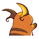 Raichu back-facing sprite from Pokémon Diamond