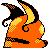 Raichu back-facing sprite from Pokémon Silver