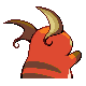 Raichu shiny back-facing sprite from Pokémon HeartGold
