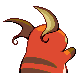 Raichu shiny back-facing sprite from Pokémon Platinum