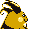 Raichu back-facing sprite from Pokémon Blue