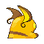 Raichu back-facing sprite from Pokémon Sapphire