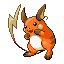 Raichu shiny front-facing sprite from Pokémon Sapphire