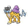 Raikou front-facing sprite from Pokémon White