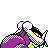 Raikou back-facing sprite from Pokémon Crystal