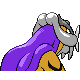 Raikou back-facing sprite from Pokémon Diamond