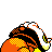 Raikou back-facing sprite from Pokémon Silver