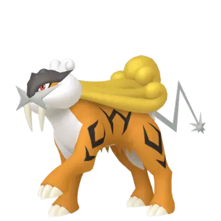 Raikou shiny front-facing sprite from Pokémon XD: Gale of Darkness