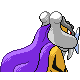 Raikou back-facing sprite from Pokémon Platinum