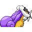 Raikou back-facing sprite from Pokémon Ruby